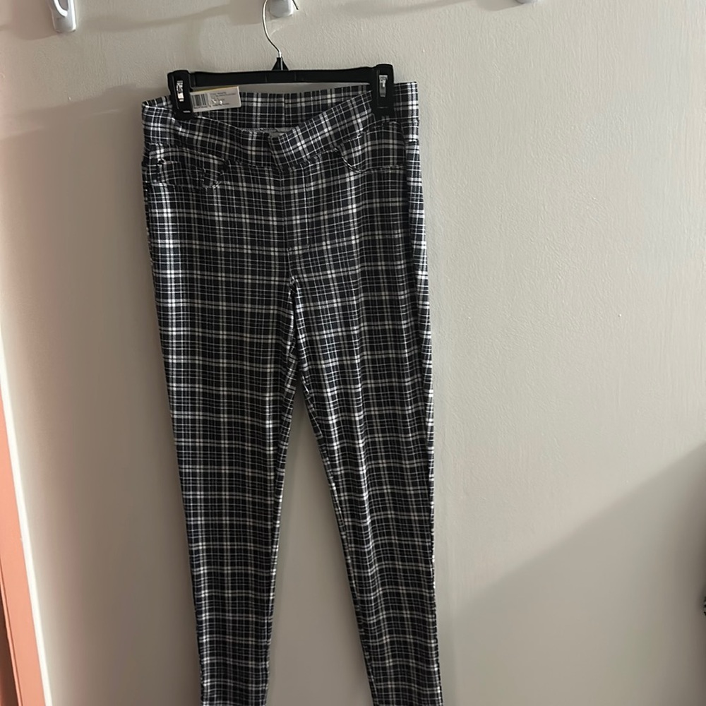 Plaid leggings